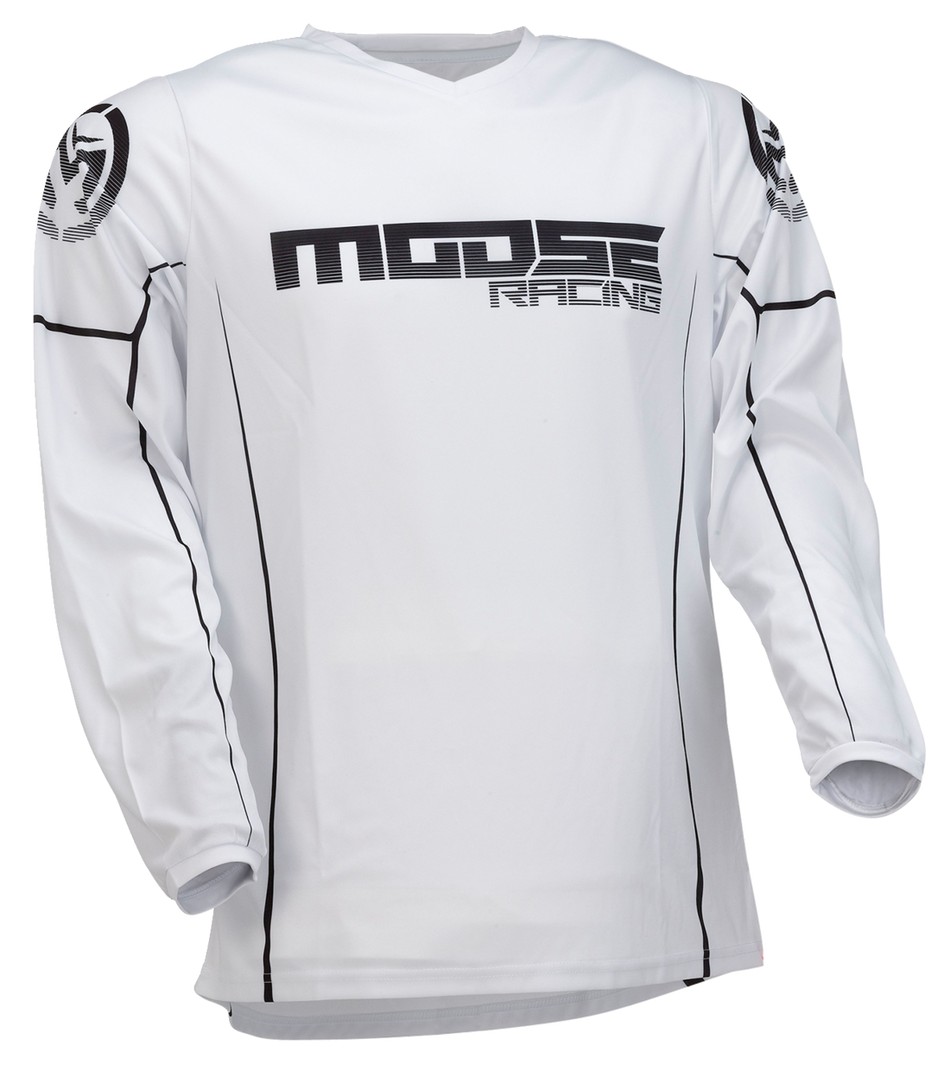 Camiseta MOOSE RACING Qualifier® - Negro/Blanco - 4XL 2910-7194 