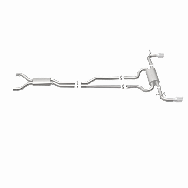 MagnaFlow 07 Audi Q7 V8 4.2L Dual Split Rear Exit Stainless Cat-Back Perf Exhaust 15085