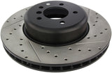 StopTech 08-09 BMW 535 Series / 04-09 545i/550i/645Ci/650i Slotted & Drilled Left Front Rotor 127.34071L