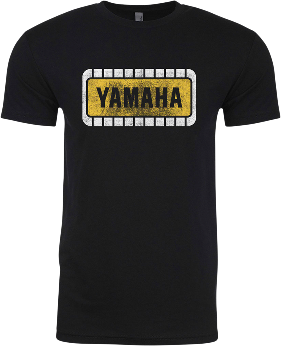 YAMAHA APPAREL Yamaha Retro T-Shirt - Black/Yellow - Medium NP21S-M1967-M