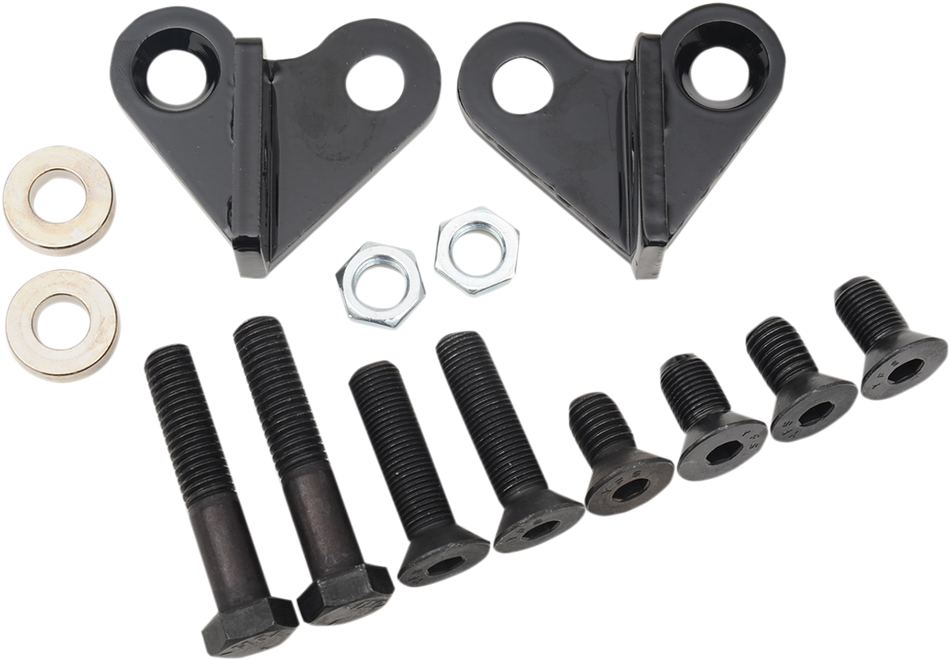 BURLY BRAND Rear Lowering Kit - Black - Lowers 1" - '97-'01 FLHT B28-279