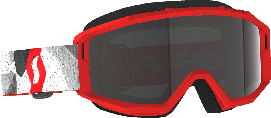 SCOTT Primal Sand Dust Schutzbrille - Camo Weiß/Rot - Dunkelgrau 278600-7434053 