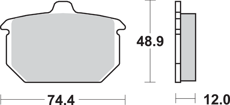 SBS Ceramic Brake Pads 549H.HF