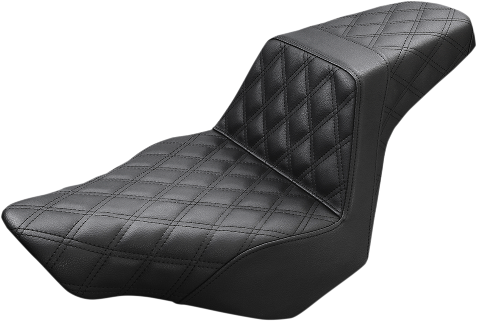 Asiento elevador para SADDLEMEN - Costura de celosía completa - Negro - FXSB 813-27-175 