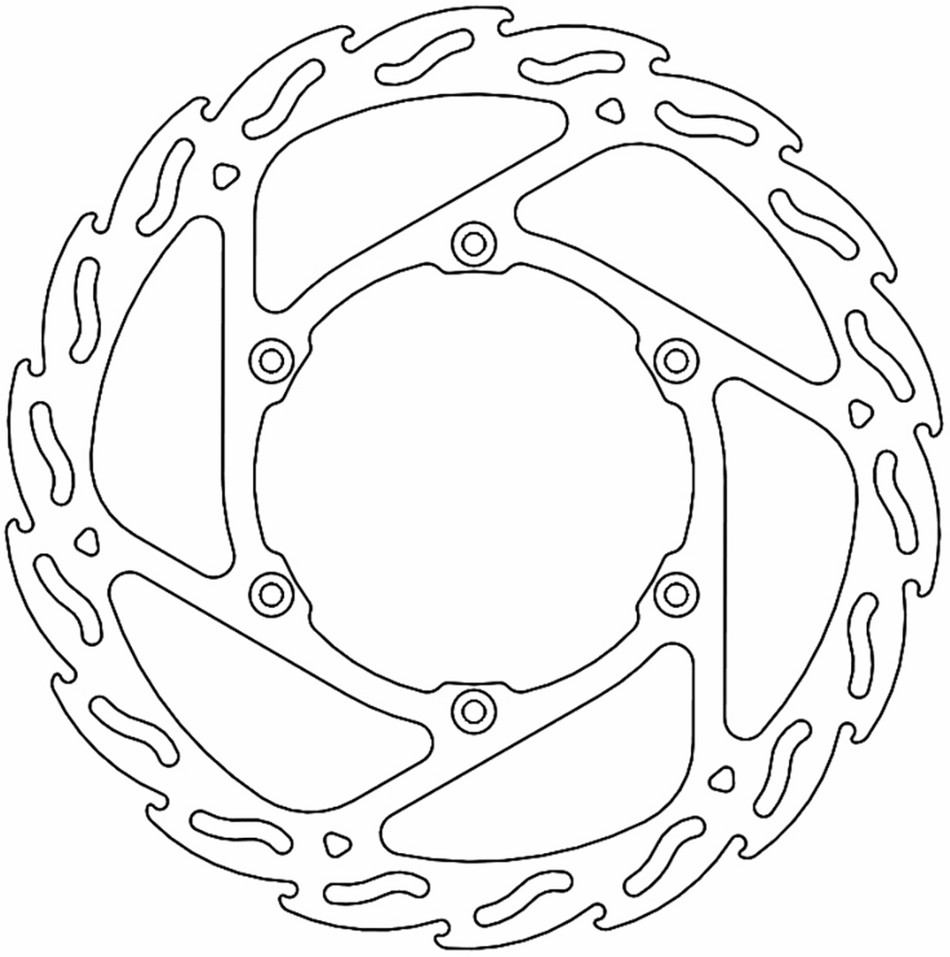 MOTO-MASTER Brake Rotor - Front - Flame 110676-PU