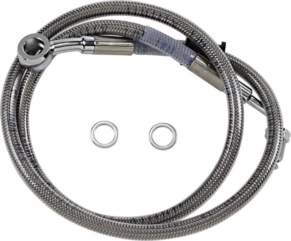 DRAG SPECIALTIES Brake Line - +6" - Stainless Steel - '18-'22 Softail 618620-6