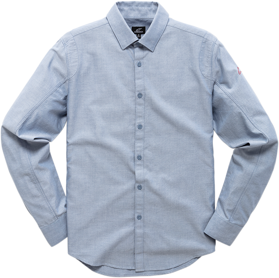 ALPINESTARS Ambition II Oxford Shirt - Blue - Large 12103110072L