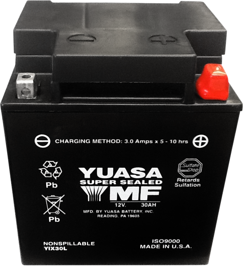 YUASA AGM Battery - YIX30L-PW YUAM7230LPW