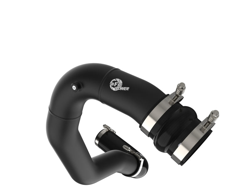 afe 08-10 Ford Trucks V8-6.4L (td) BladeRunner 3 IN Aluminum Hot Charge Pipe - Black 46-20079-B