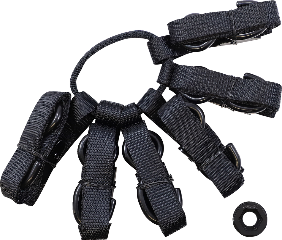 MOOSE UTILITY Cargo Straps - UTV - Black O10-6745