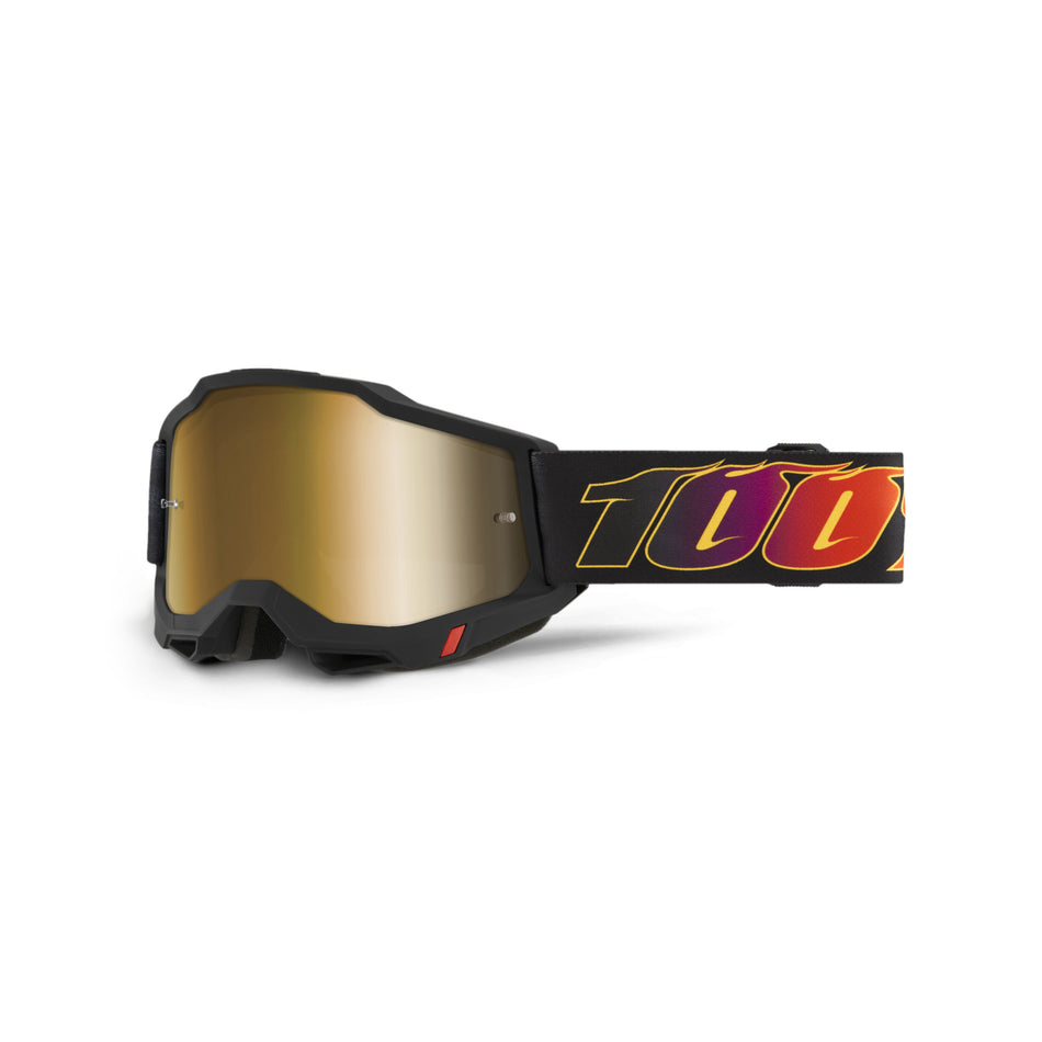 100% Accuri 2 Goggle El Diablo Mirror True Gold Len 50014-00026