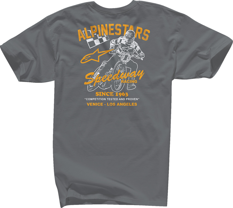 ALPINESTARS Speedway T-Shirt - Charcoal - 2XL 12137260018XXL