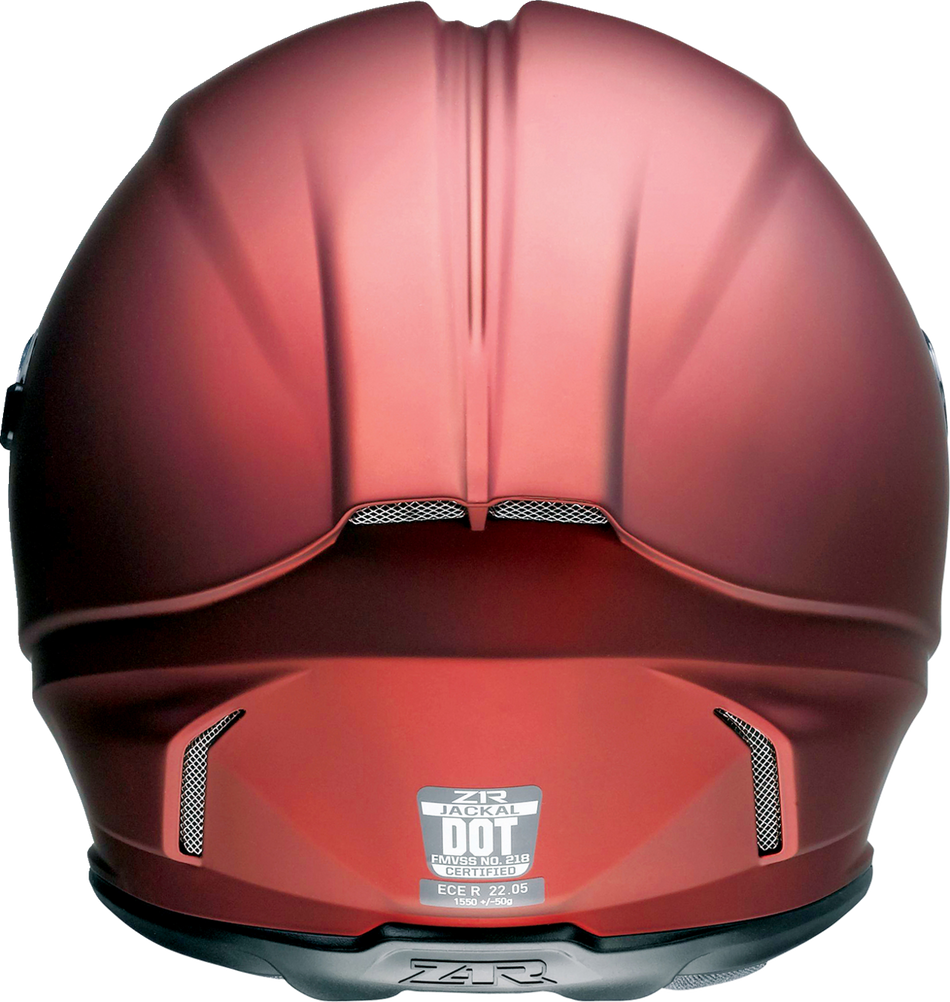 Z1R Jackal Helm - Satin - Rot - Klein 0101-14822 