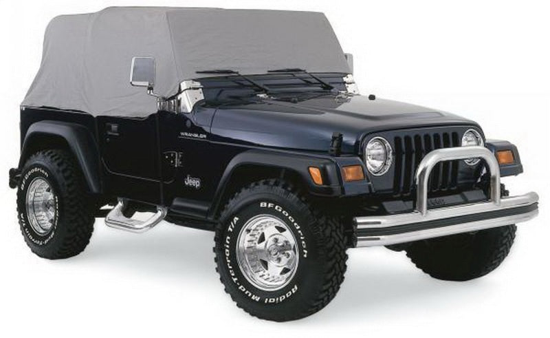 Rampage 1987-1991 Jeep Wrangler(YJ) Cab Cover With Door Flaps - Grey 1160