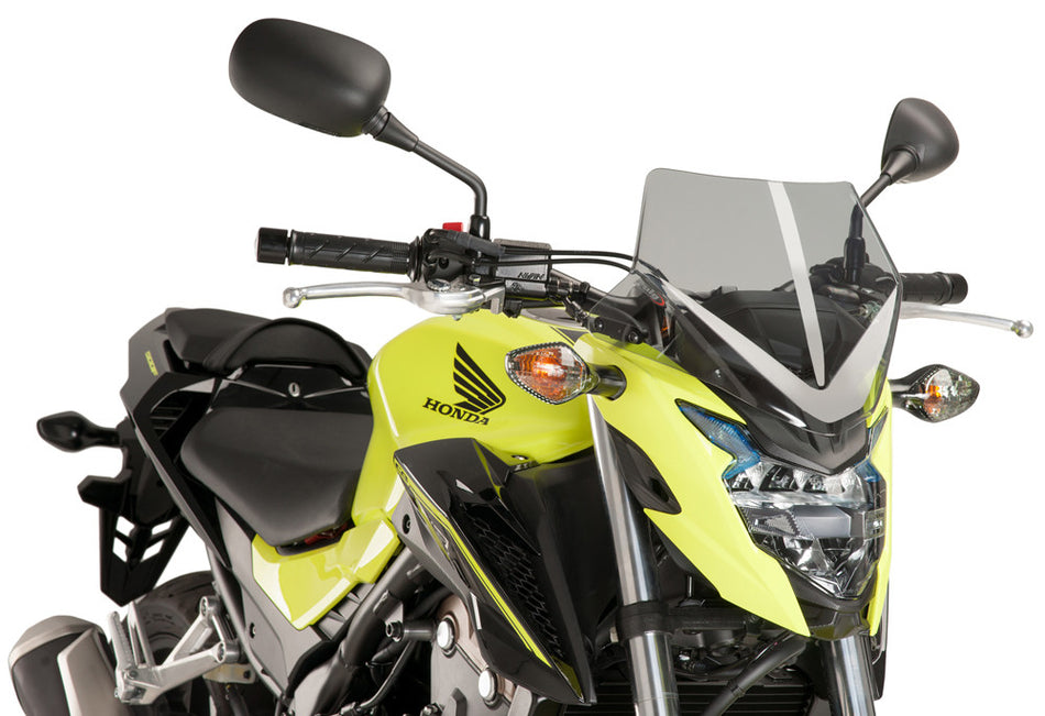 PUIG Windscreen Naked New Gen Sport Smoke 8923H