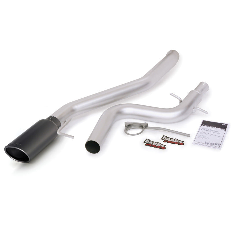 Banks Power 09-10 VW Jetta 2.0L TDI Monster Exhaust System - SS Single Exhaust w/ Black Tip 46180-B