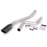 Banks Power 09-10 VW Jetta 2.0L TDI Monster Exhaust System - SS Single Exhaust w/ Black Tip 46180-B