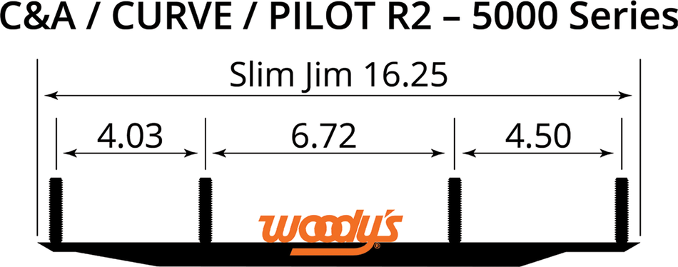 WOODY'S Dooly Runners - 8" - 60 DC8-5000