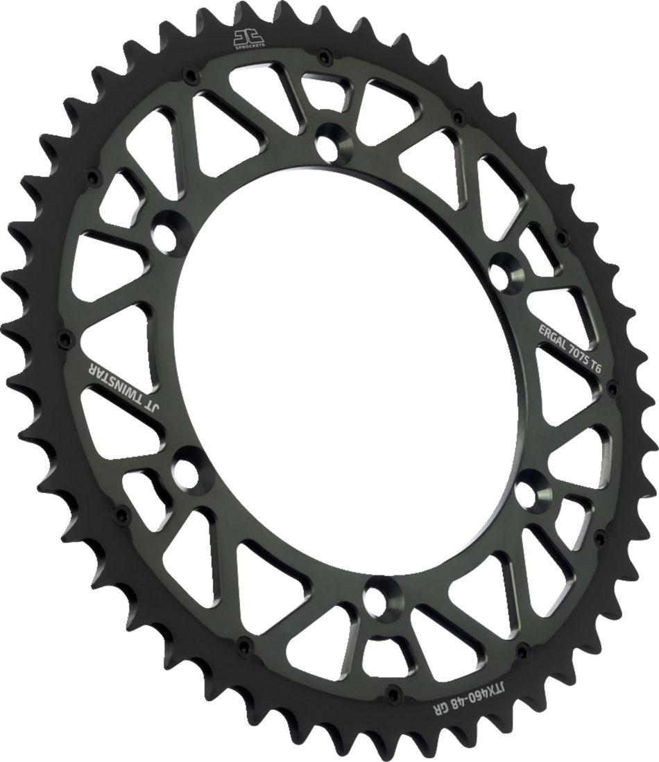 JT SPROCKETS Steel Rear Sprocket - Graphite - 48 Tooth JTX460.48GR