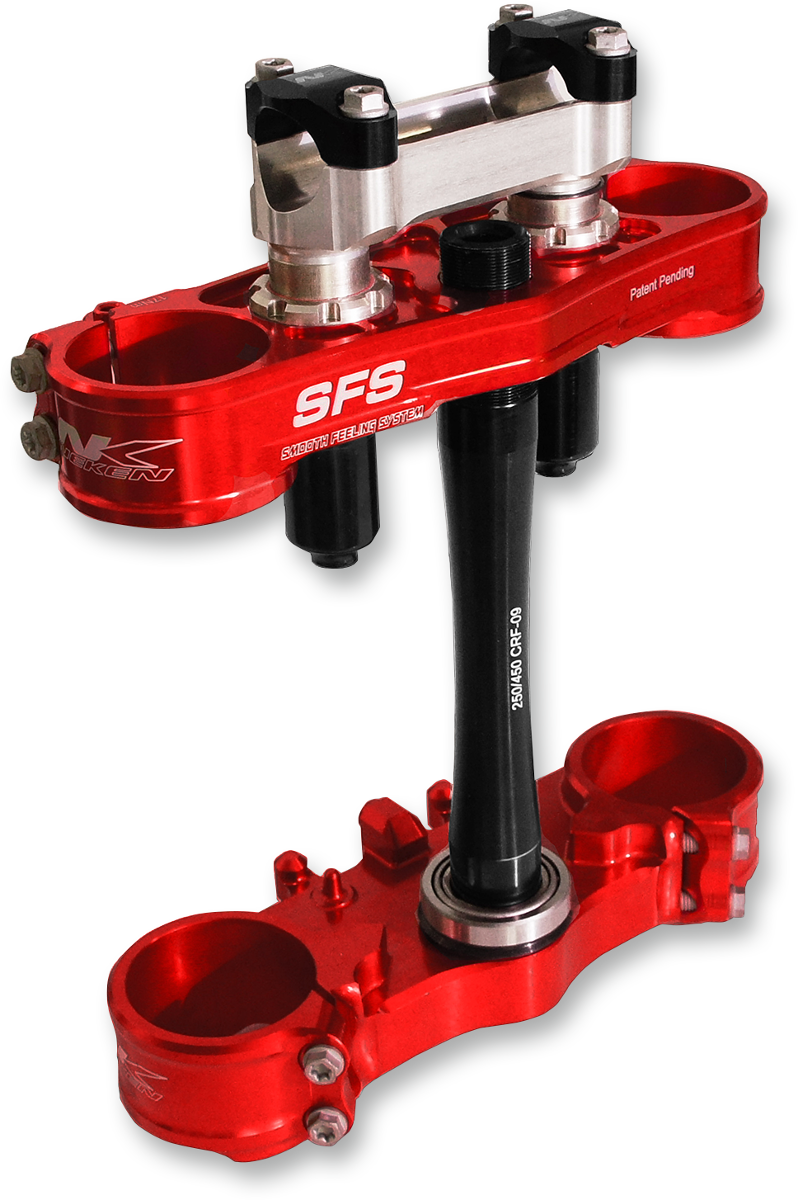 NEKEN Triple Clamp - SFS - CRF - Red 309016