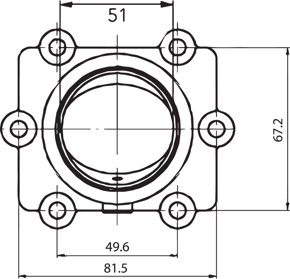 KIMPEX Carburetor Flange - Polaris 301741