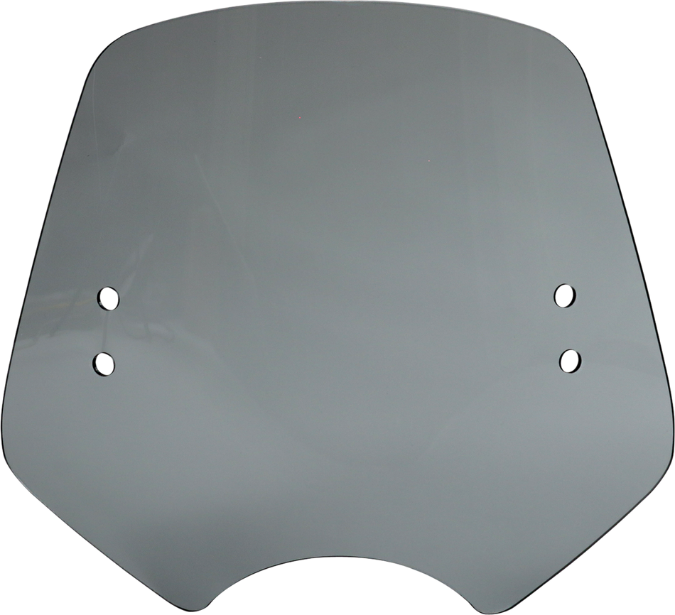 MEMPHIS SHADES Shooter Windshield - Black Smoke MEM16112