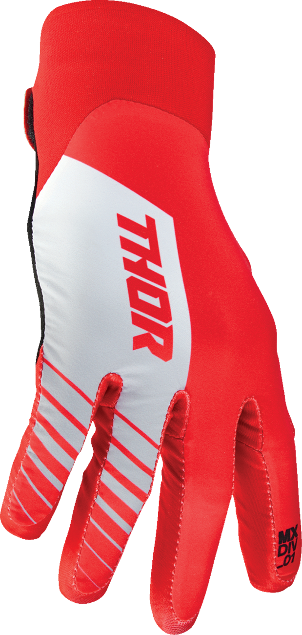 Guantes THOR Agile - Analógicos - Rojo/Blanco - XS 3330-7657 