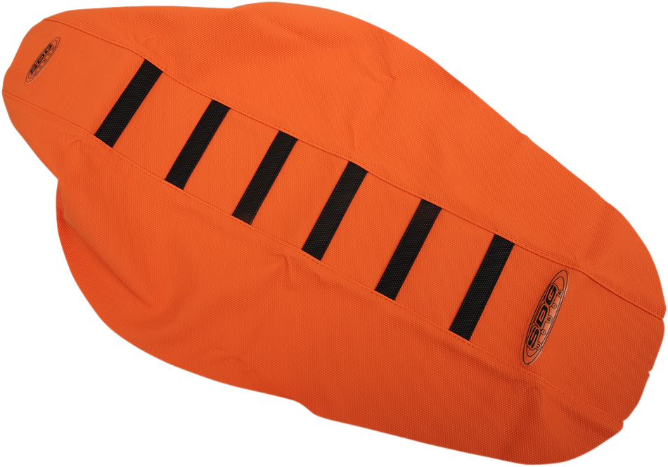 SDG 6-Ribbed Seat Cover - Orange/Black - SX/EX/XC 95930KOO