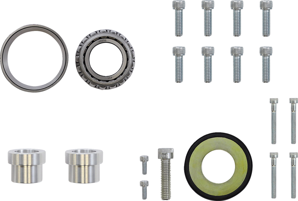 HAWG HALTERS Triple Tree Kit - Stock Replacement - 49 mm - Black 49FLAR3-SR14