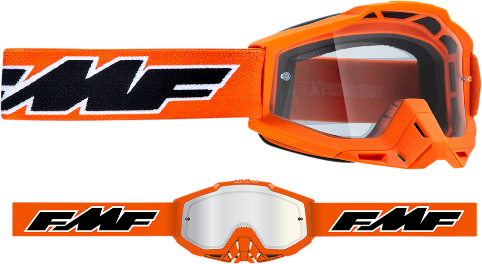 FMF PowerBomb OTG Goggles - Rocket - Orange - Clear F-50041-00003 2601-2991