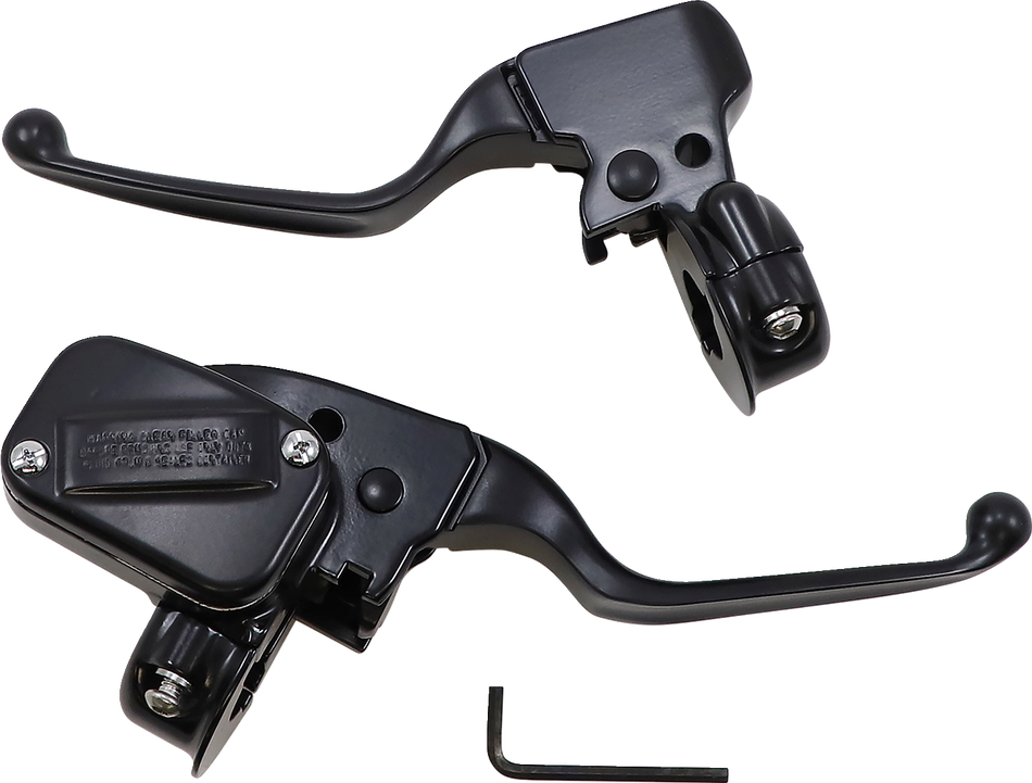 DRAG SPECIALTIES Handlebar Controls - Matte Black F/SINGLE DISC MODELS ONLY H07-0805MB-A