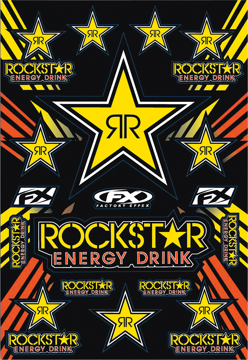 FACTORY EFFEX Rockstar Aufkleber Kit FALSCHES FOTO IN 15 OFFROAD 15-68702 