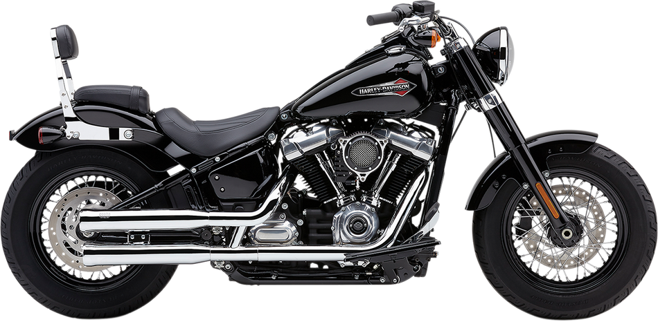 COBRA Neighbor Hater Mufflers - Chrome Softail  Heritage  / Deluxe  2018-2023    6048