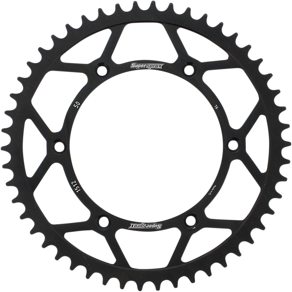 SUPERSPROX Steel Rear Sprocket - 50 Tooth RFE-1512-50-BLK