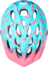 KALI Youth Chakra Plus Helmet - Zwiggles - Matte Seafoam/Salmon 0221421212