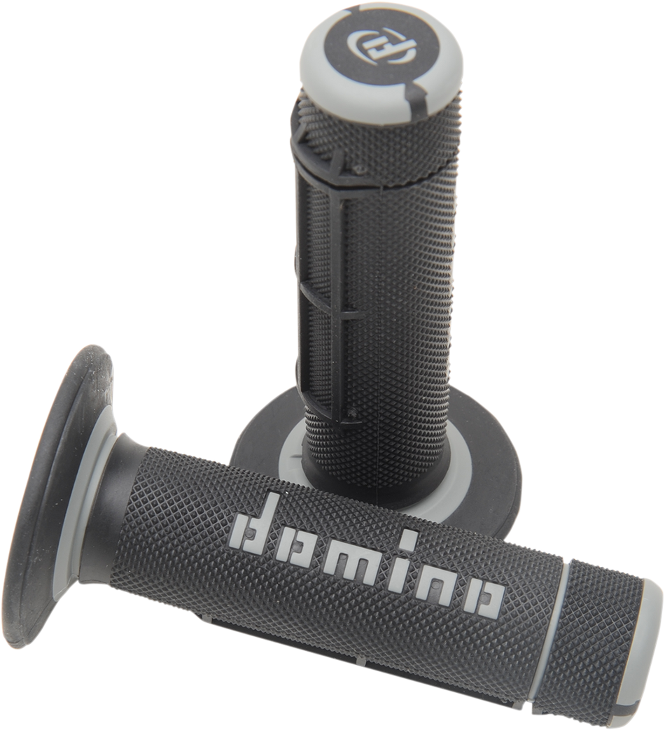 DOMINO Grips - Dually - Half Waffle - Black/Gray A02041C7170