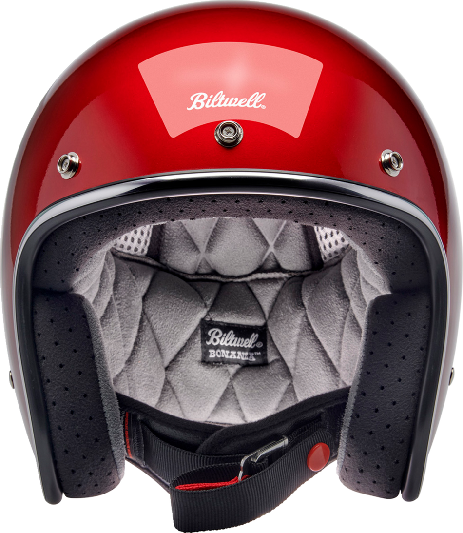 BILTWELL Bonanza Helmet - Metallic Cherry Red - XS 1001-351-201