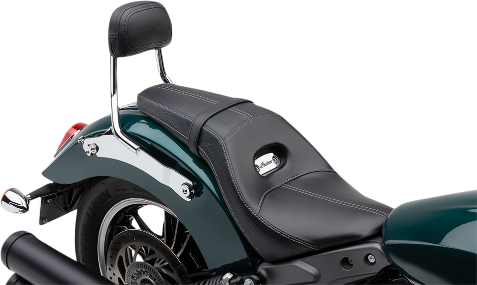 COBRA Detachable Backrest - Chrome - Mini - Scout 502-2010