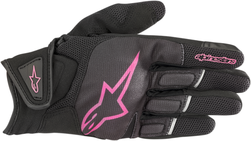 ALPINESTARS Stella Atom Gloves - Black/Fuchsia - Large 3594018-1039-L