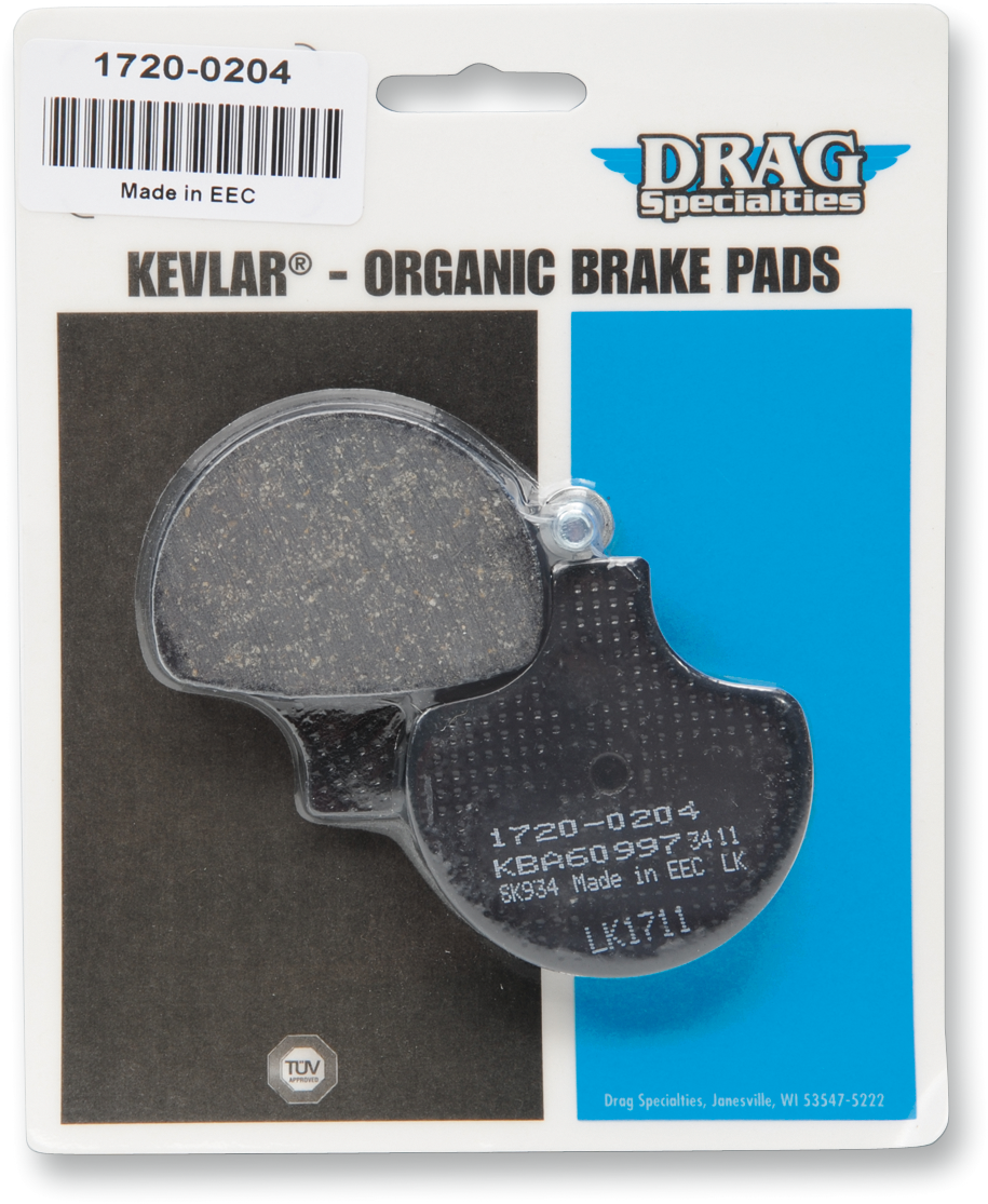 DRAG SPECIALTIES Organic Brake Pads - Harley-Davidson F/99 FLHT/FLHR/FLTR;FATBK FAD94