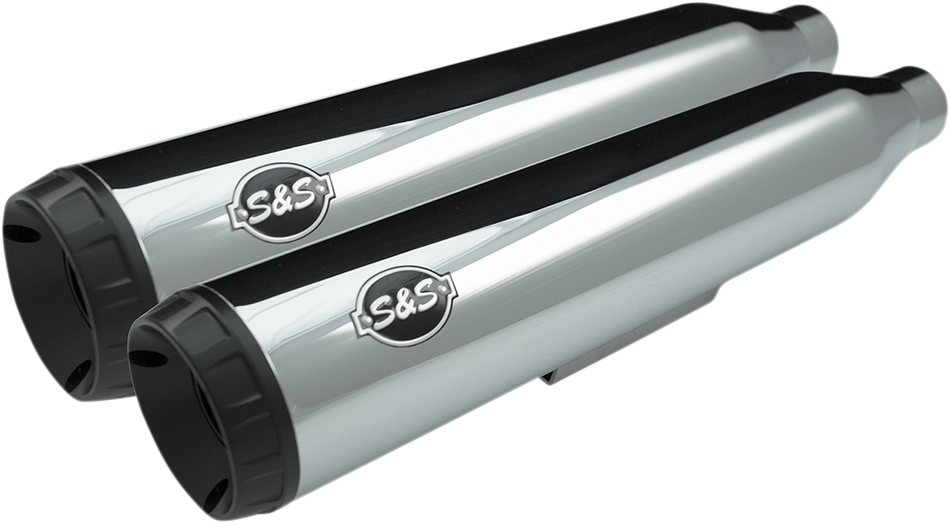 S&S CYCLE Grand National Mufflers - Chrome 550-0719