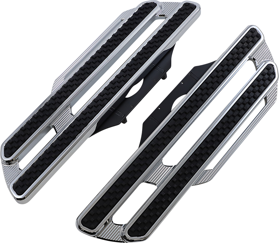 ARLEN NESS Method Driver Floorboards - Extended - Chrome 410-019