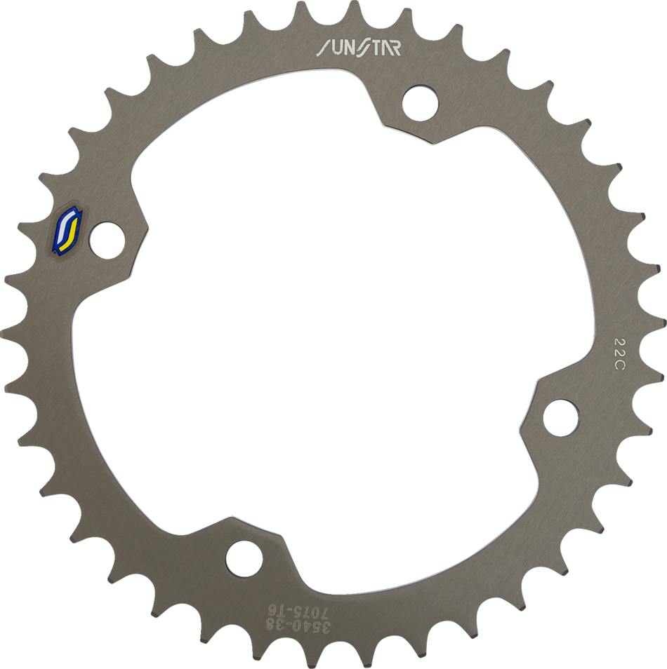 SUNSTAR SPROCKETS Rear Sprocket - 38 Tooth - Yamaha 5-354038