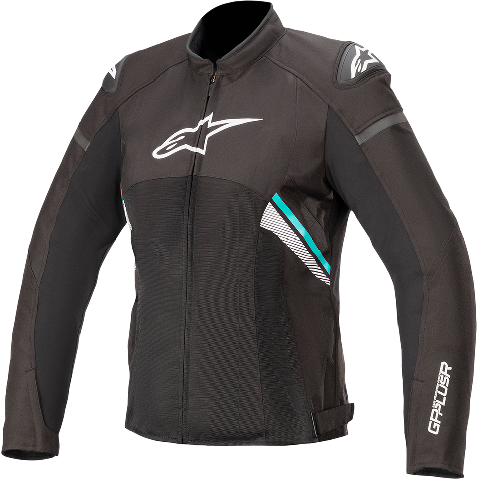 ALPINESTARS Stella T-GP Plus R v3 Air Jacket - Black/White/Teal - 2XL 331062012702X