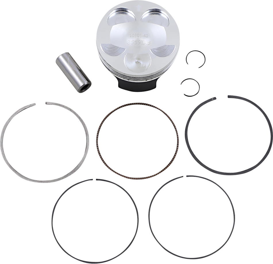 WOSSNER Piston Kit - YZ/WR 250F - WR250 - 76.97 mm 8559DB