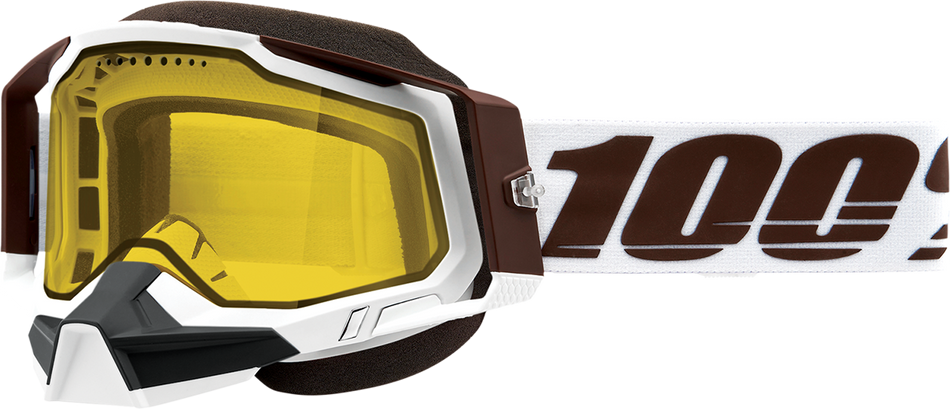 100% Racecraft 2 Snow Goggles - Snowbird - Yellow 50011-00005