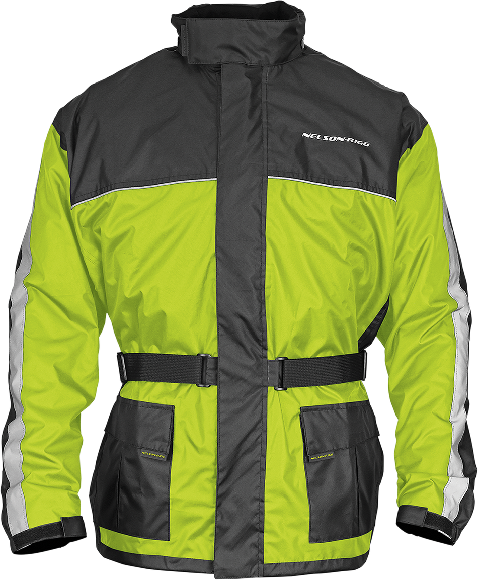 NELSON RIGG Solo Storm Jacket - Hi-Vis/Black - 3XL SSJ-HVY-06-3XL