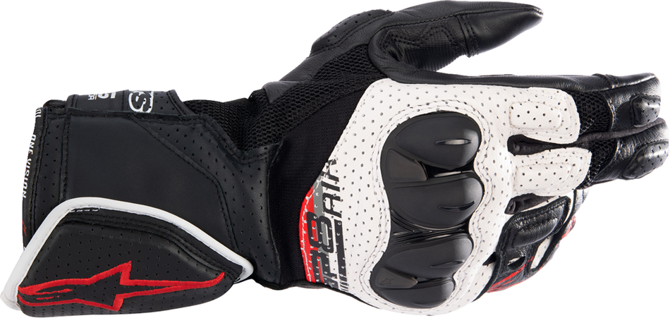 ALPINESTARS SP-8 V3 Air Gloves - Black/White/Bright Red - Large 3558621-1304-L