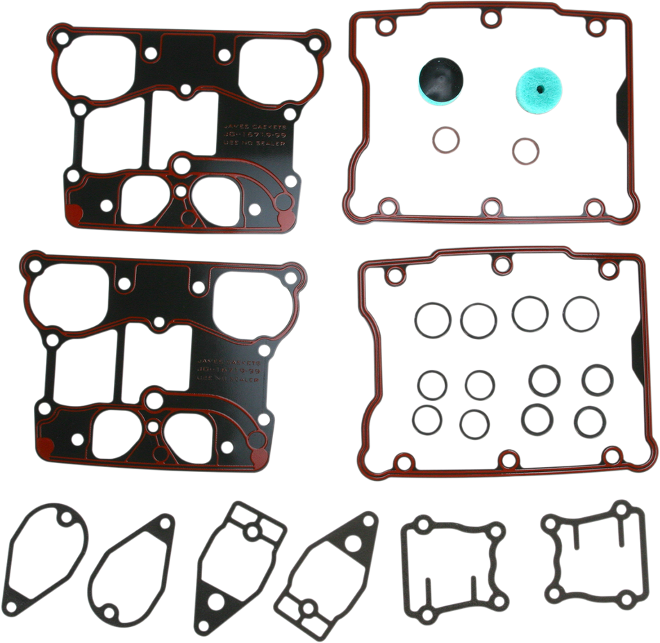 JAMES GASKET Rocker Cover Gasket Kit - Twin Cam JGI-17033-99