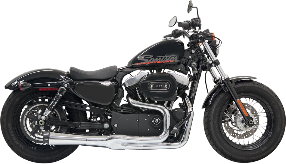 BASSANI XHAUST Mega Power Exhaust - Chrome 1X22R